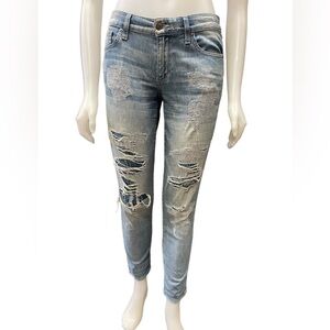 Joe’s Distressed Light Wash  Jeans Size 24